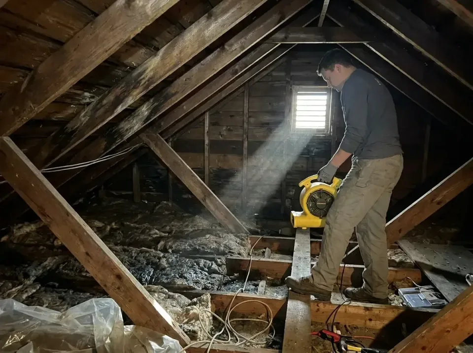 attic-water-damage-drying-proc-007 — frequently asked questions, Emergency Water Extraction & 24/7 Flood Response in Castle…